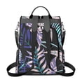 thumbnail image 3 of Waterproof Women's Nylon Backpack Purse - Lightweight Hawaii Floral Casual Shoulder Bag Anti-Theft Daypack, Convertible Fashion Crossbody Bag for Daily Use, Travel, Work & School,, 3 of 7