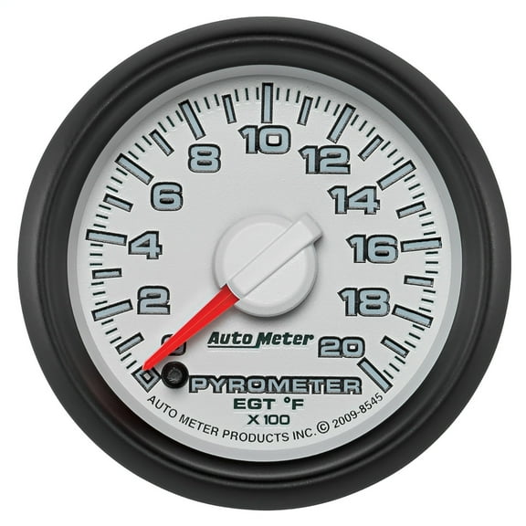 AUTO METER 8545 2-1/16IN PYROMETER KIT, 0-2000F, FSE, DODGE