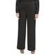 thumbnail image 1 of Calvin Klein Womens Pull On Satin Wide Leg Relaxed Casual Pants, black, XL, 1 of 1