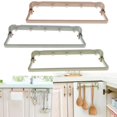 thumbnail image 4 of Ganchos de Deslizamiento Colgadores de Riel Extraíble para Riel Extraíble para Olla de Toalla - rosado, Individual azul Baoblaze Rack organizador de ganchos de puerta, 4 of 8