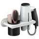 thumbnail image 1 of Soporte para secador de pelo Cateissary Organizador de accesorios de baño Montaje en pared Gris 23 x 13 cm, 1 of 6