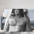 thumbnail image 2 of Brendan Fraser Blanket Super Soft Lightweight Fleece Thermal Blanket All Season for Bed Couch Living Room Air Conditioning Blanket, 2 of 7