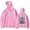 Pink, variant on Hudson Westbrook Cowboy Hoodie Women Men Hooded Pullover Sweatshirt Long Sleeve Streetwear Fashion Clothes