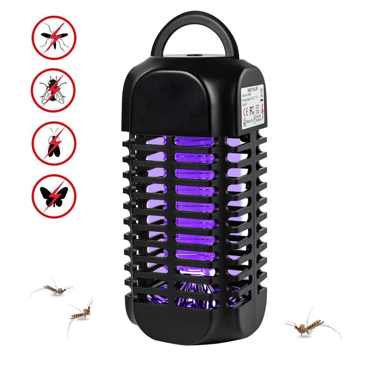 LINKPAL USB Bug Zapper Mosquito Killer Lamp Electric Insect Lantern UV LED Mosquito lamp for