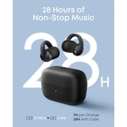 Soundcore C50i by Anker, Open-Ear Clip-On Earbuds, 12mm Drivers, Powerful Bass, AI Clear Calls, 28H Playtime, Secure Fit, Hi-Res Audio, IP55 Water Resistance, Bluetooth 6.0