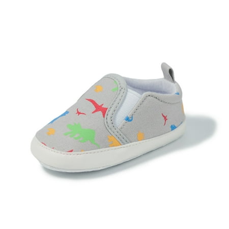 

nsendm Male Shoes 9 Toddler Girl Shoes Printed Shoes Dinosaur and Baby Shoes Boys Running Shoes Grey 0 Months