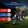 thumbnail image 2 of CazToi 36V 500W  Kids Electric Dirt Bike 15.5mph Off-Road Motorcycle Motocross Bike for Kids 14+, 2 of 7