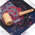 thumbnail image 2 of FUEENIRVA 1Pc Premium Wooden Rolling Tool for Rhinestone Painting with Single Handle Khaki, 2 of 7