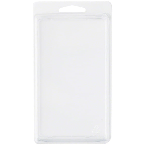 Collecting Warehouse Clear Plastic Clamshell Package / Storage Container, 5.31" H x 3.13" W x 2.75" D, Pack of 10