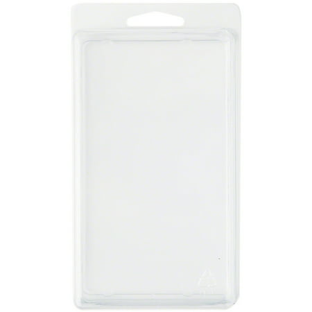 Collecting Warehouse Clear Plastic Clamshell Package / Storage Container, 5.31" H x 3.13" W x 2.75" D, Pack of 10