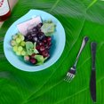 thumbnail image 3 of Hawaii Green Banana Leaf Shape Placemat Tabletop Wall Decoration 3 pcs, 3 of 7