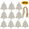 thumbnail image 1 of Adornos de madera Adornos navideños de madera Manualidades colgantes, 1 of 5
