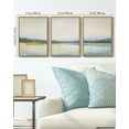 thumbnail image 3 of SHENIFY Abstract Landscape Wall Art Set Minimalist Neutral Illustrations Modern Art Decorative Nordic for Living Room Bedroom Hallway 11x14in3pcs Natural Framed, 3 of 5