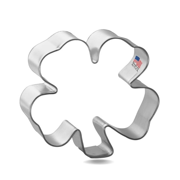 Clover Cookie Cutter 2.75 in - Foose Cookie Cutters - US Tin Plate Steel