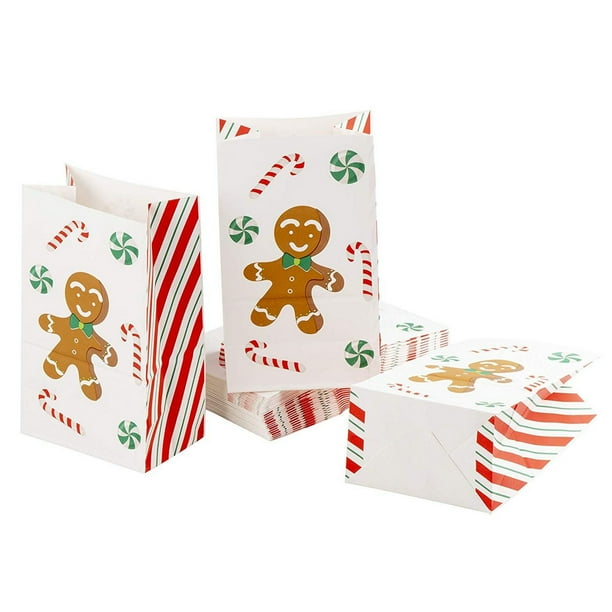 Party Treat Bags 36Pack Gift Bags, Christmas Party Supplies, Paper