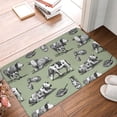 thumbnail image 4 of Rateoe Farm Cows Pattern Flannel Door Mat Indoor Outdoor Entrance, Waterproof All-Weather Doormat,Fade Resistant, Low Profile Entryway Mat 16x24in, 4 of 7