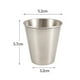 thumbnail image 4 of 1 set Tazas de licor de acero inoxidable Tazas de vino portátil Los espíritus de los espíritus, 4 of 6