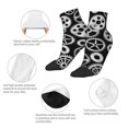 thumbnail image 5 of Naloa Metallic Gears Ankle Socks for Women Non Slip Socks No Show Socks Classic Low Cut Casual Socks Casual Socks, 5 of 7