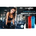 thumbnail image 4 of Pro Impact Shaker Cups for Protein Shakes – 24.5 Oz Protein Shaker with Carabiner Hook – Leakproof Impact Resistant Shaker Bottles for Protein Mixes – Protein Shake Blender for Gym, On The Go - Black, 4 of 8