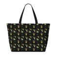 thumbnail image 2 of Daiia Bee Floral Beach Travel Bag - Water-Resistant Beach Bag, Lightweight Tote with 7 Pockets for Women and Men - Gym,Pool,Camping,Reusable Grocery Bag, 2 of 7