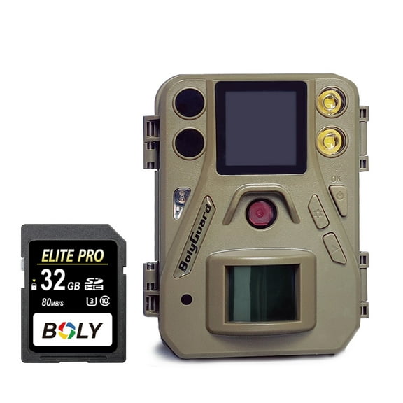 SG520-D 32G 30fps 4K Video Dual Flash Red IR & White Led Portable Hunting Camera Mini Game Camera Take Color Or B&W Picture