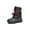 Black/Red, variant on Apakowa Kids Boys Winter Snow Boots Insulated Watetproof Boys Winter Boots(Little Kid/Big Kid)