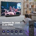 thumbnail image 5 of OXS S5 Barra de sonido para TV con HDMI eARC, subwoofer incorporado Dolby Atmos 3.1.2, altavoz central, Bluetooth y conexión multicableada, 5 ecualizadores, 4K HDR Passthrough, 230 W, audio de cine en, 5 of 5