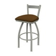 thumbnail image 3 of 821 Catalina 25" Low Back Swivel Counter Stool with Black Wrinkle Finish and Canter Earth Seat, 3 of 4