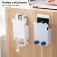 thumbnail image 3 of Air Conditioner Remote Control Smartphone Organizer Living Room Dorm Living Bedroom Kitchen Adhesive Controller Holder Space Saving Yellow, 3 of 9