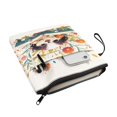 thumbnail image 2 of HELLHERO Puppy In Flowers Notebook Wraps for Books Lovers, 11.42 x 8.66 Inch Book Carrying Case with Zipper, Paperbacks Puppy In Flowers for Teachers, 2 of 8