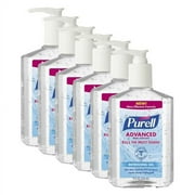 PURELL Advanced Refreshing Gel Hand Sanitizer, 8 fl oz Pack of 6