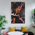 thumbnail image 6 of Ja'marr Chase Canvas Poster Room Aesthetic Poster Print Art Wall Painting Canvas Posters Gifts Modern Bedroom Decor 12x18inch(30x45cm), 6 of 6