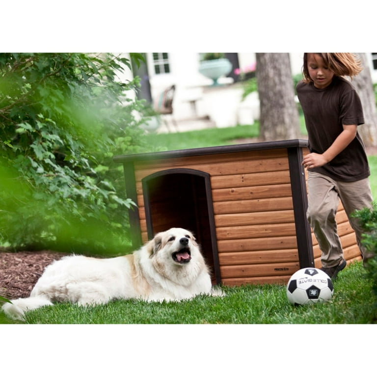 Precision pet cheap extreme log cabin