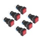 thumbnail image 4 of Interruptor de botón de bloqueo automático, 25 piezas, interruptor de botón pequeño, interruptor de botón con interruptor de botón de encendido de luz, integración perfecta, 4 of 8
