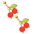 thumbnail image 3 of Earrings for Women Girls Fashionable Alloy Multi Color Decor 0.8 Inches, 3 of 5