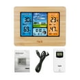 thumbnail image 2 of FanJu FJ3373 Multifunction Digital Weather Station LCD Alarm Clock Indoor Outdoor Weather Forecast Barometer Thermometer Hygrometer with Wireless Outdoor Sensor USB Power Cord, 2 of 7
