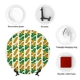 thumbnail image 4 of Wukai Corn 8 Print Decorative Plate for Display,Bone China Decorative Plate, Ceramic Dinner Plate with Stand, Vertical Ceramic Plate-10in, 4 of 6