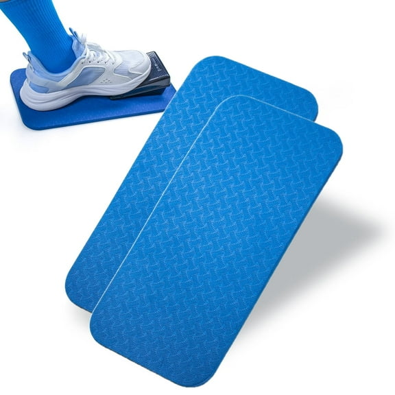 2Pcs No Slip Mat for Sewing Machine Foot Pedal, Sewing Machine Mat Reduce Vibration, Sewing Machine Pedal Mat, Non-Slip Sewing Machine Mat Easy to Clean, Blue