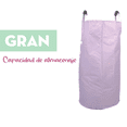 thumbnail image 3 of Cesto Canasta De Ropa Sucia Plegable Fácil De Guardadar Mima2 Color Morado, 3 of 5