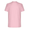 thumbnail image 4 of Ecqkame Men's T-Shirts Men Print Round Neck Casual Fashion Short Sleeve Round-Neck T-Shirts Blouses T-Shirts for Men Pink B XXXL, 4 of 5