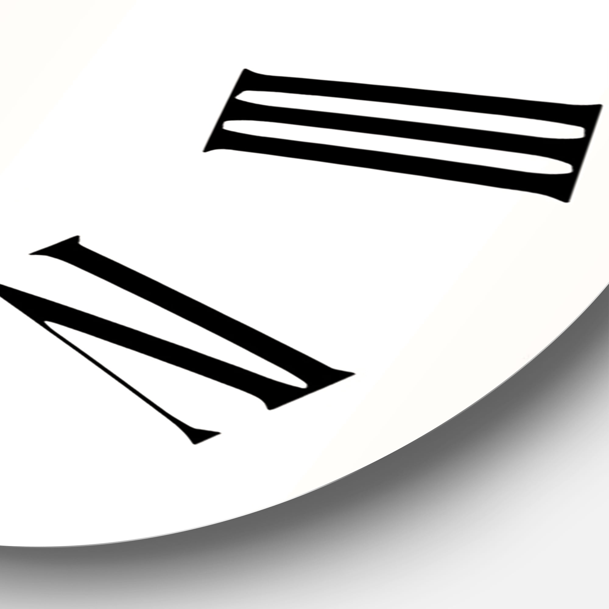 Designart 'Retro Shapes Abstract Suns And Moons' Modern Wall Clock