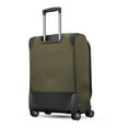 thumbnail image 4 of American Tourister Cargo Max 21" Softside Carry On Spinner Luggage with Divider Pockets, Olive, 4 of 15