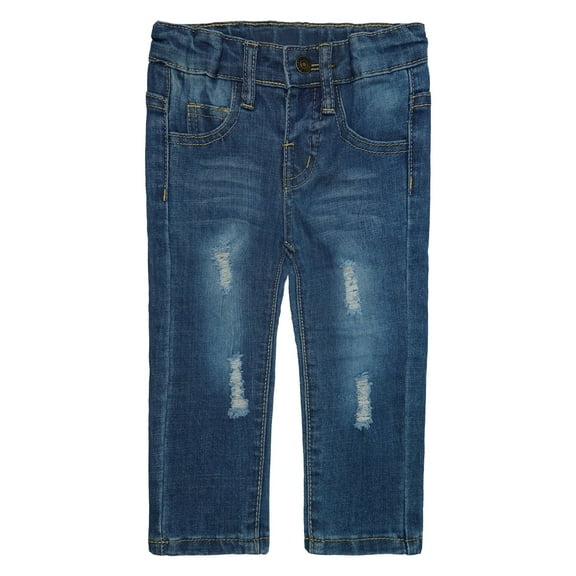 KIDSCOOL SPACE Baby Little Boys Girls Jeans,Ripped Soft Thin Denim Summer Pants