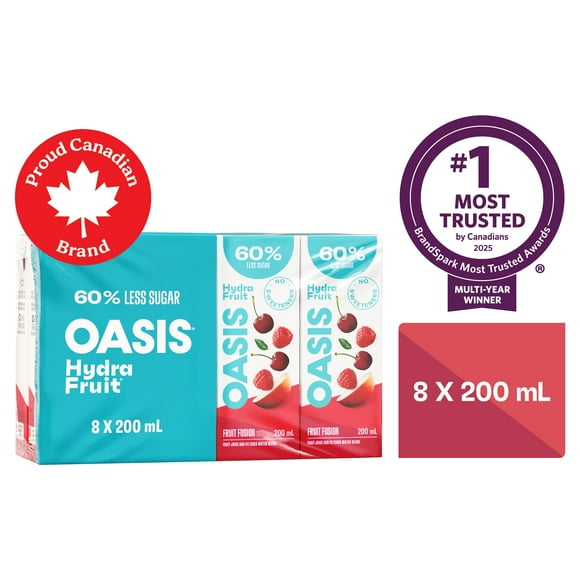 Fruit Fusion Fruit Juice Boxes, 8 x 200 ML