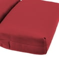 thumbnail image 4 of Jordan Manufacturing Sunbrella 72" x 22" Canvas Blush Pink Solid Rectangular Outdoor Chaise Lounge Cushion with Ties and Hanger Loop, 4 of 12