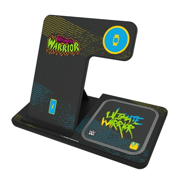 Keyscaper Black The Ultimate Warrior 3-In-1 Charging Station
