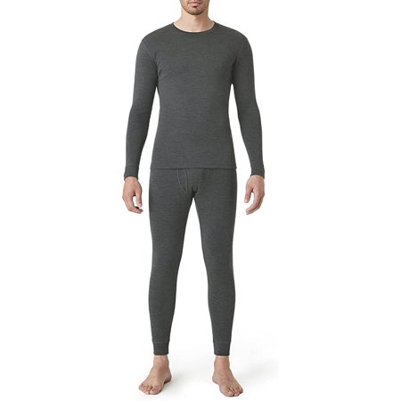 

GOYOMA Cotton Men Winter Thermal Long Johns Top Bottom Underwear Set