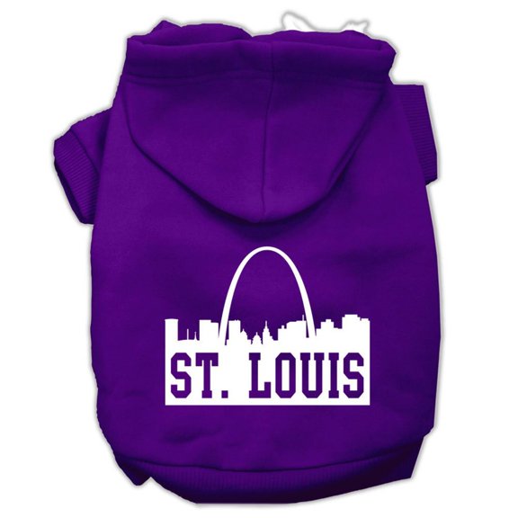 Pet Dog  Cat Hoodie Screen Printed, "St. Louis Skyline"