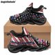 thumbnail image 1 of Zapatillas clásicas Doginthehole de moda para mujer, con diseño de bandera británica, informales, con cordones y estampado artístico, para deportes al aire libre., 1 of 6