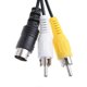 thumbnail image 2 of 1.5M Composite RCA AV Cord Stereo Composite Audio Video Cable Cord TV Adapter for Genesis/MD AV Cable Accessories, 2 of 4